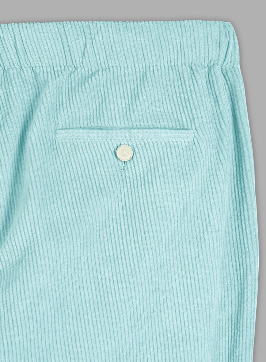 Easy Pants Light Blue Corduroy – StudioSuits