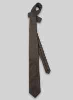 Tweed Tie - Lt Wt Dark Brown - StudioSuits