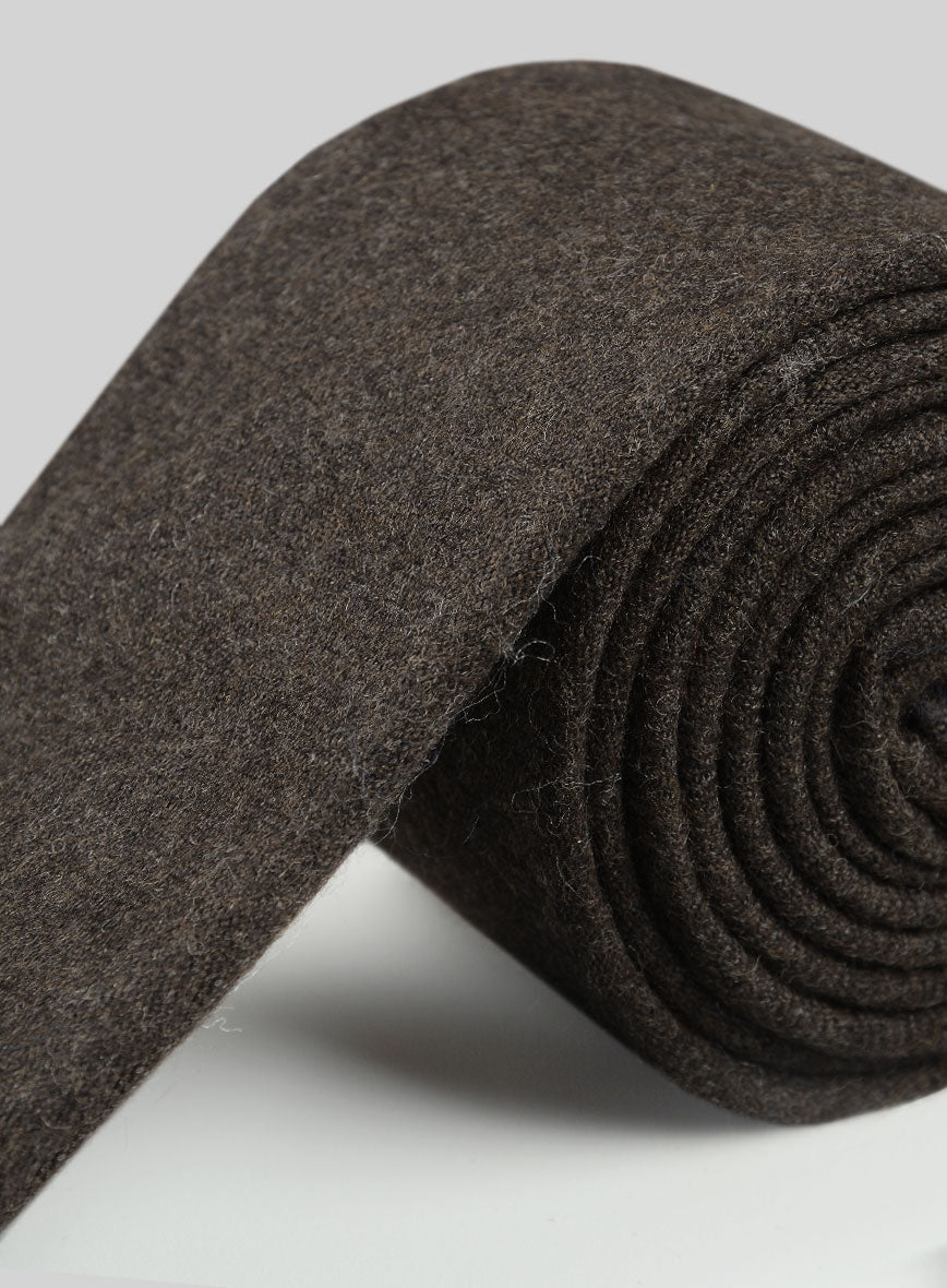 Tweed Tie - Lt Wt Dark Brown - StudioSuits