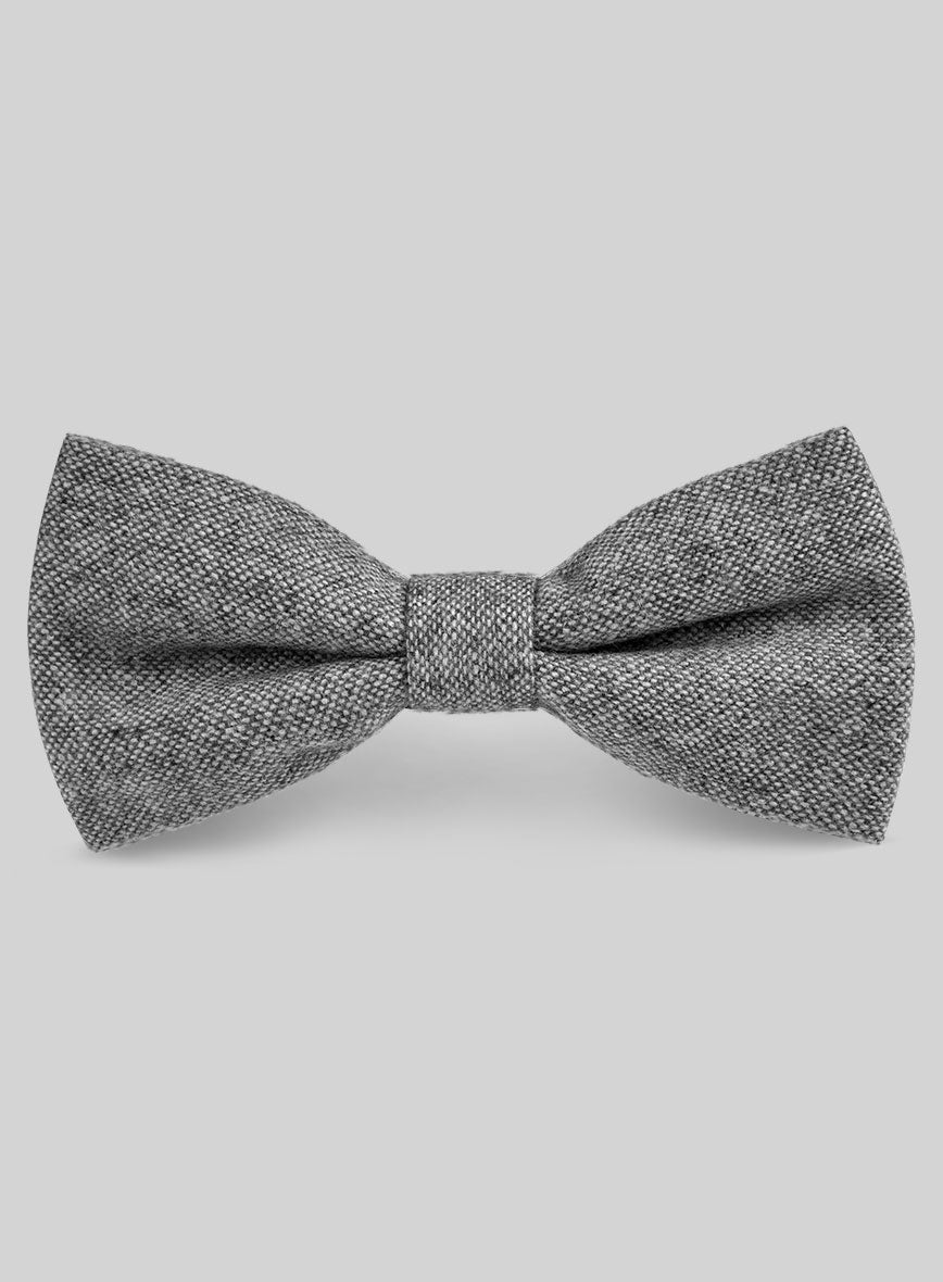 Tweed Bow - Light Weight Dark Gray - StudioSuits