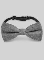 Tweed Bow - Light Weight Dark Gray - StudioSuits