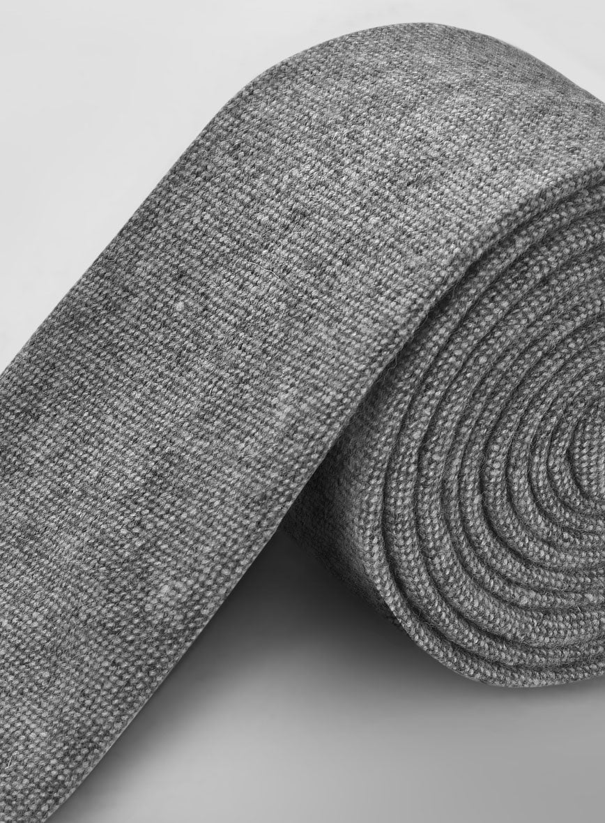 Tweed Tie - Light Weight Dark Gray - StudioSuits