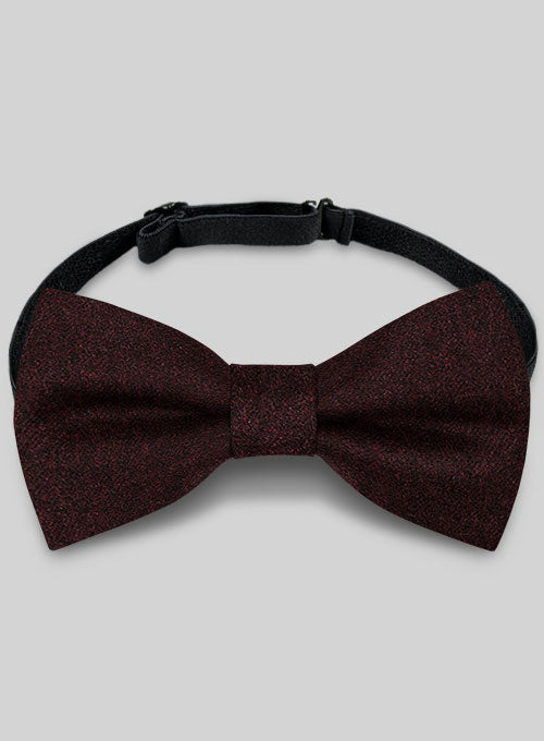 Tweed Bow - Melange Wine - StudioSuits