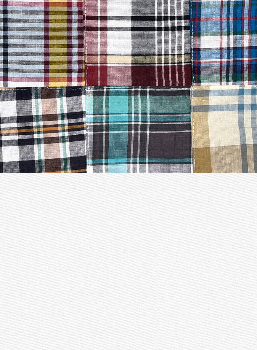 Madras Patchwork Combination Suit - StudioSuits