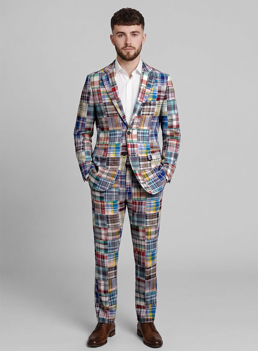 Madras Patchwork Suit - StudioSuits
