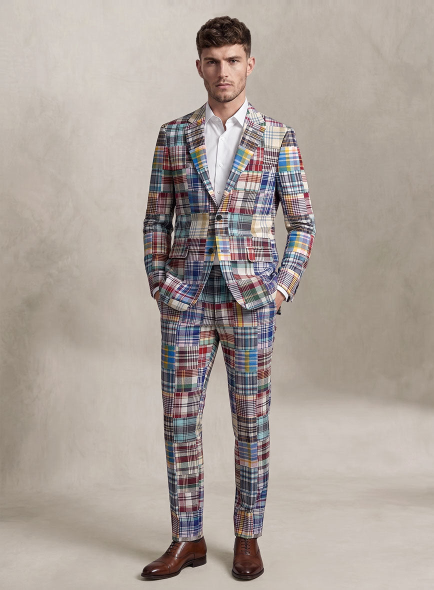 Madras Patchwork Suit - StudioSuits