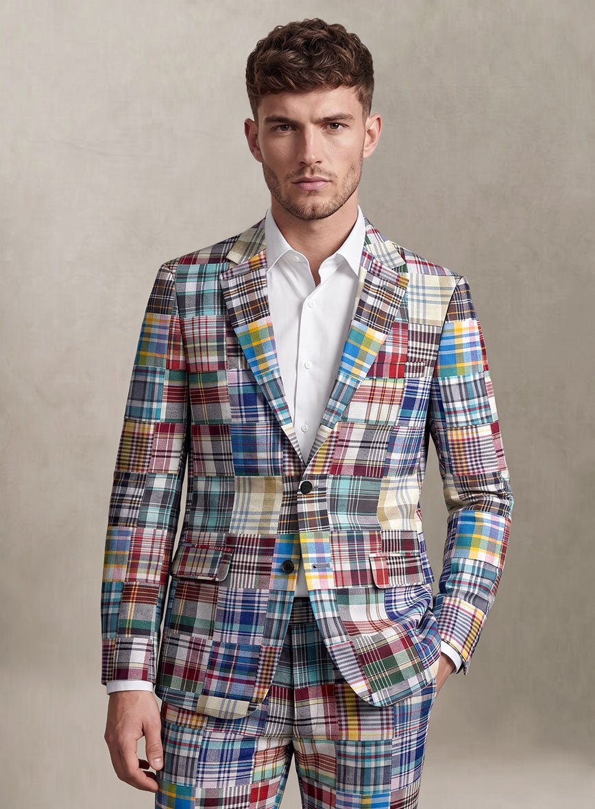 Madras Patchwork Suit - StudioSuits