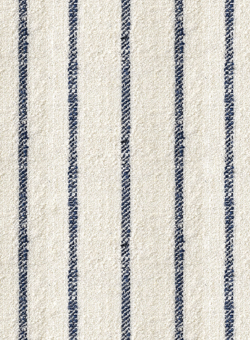 Maestro Felea Stripe Linen Wool Silk Jacket - StudioSuits