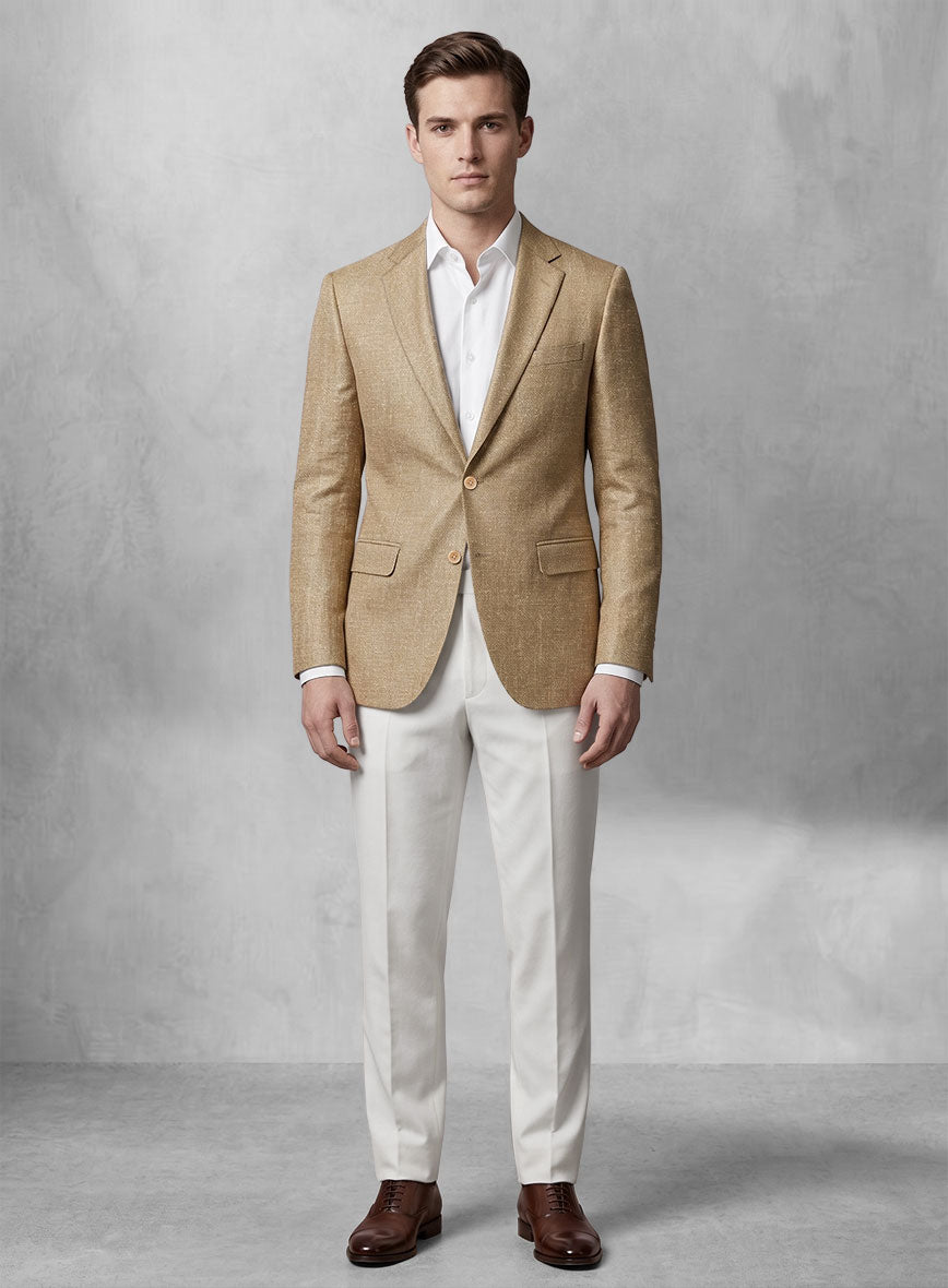 Maestro Livora Silk Linen Jacket - StudioSuits