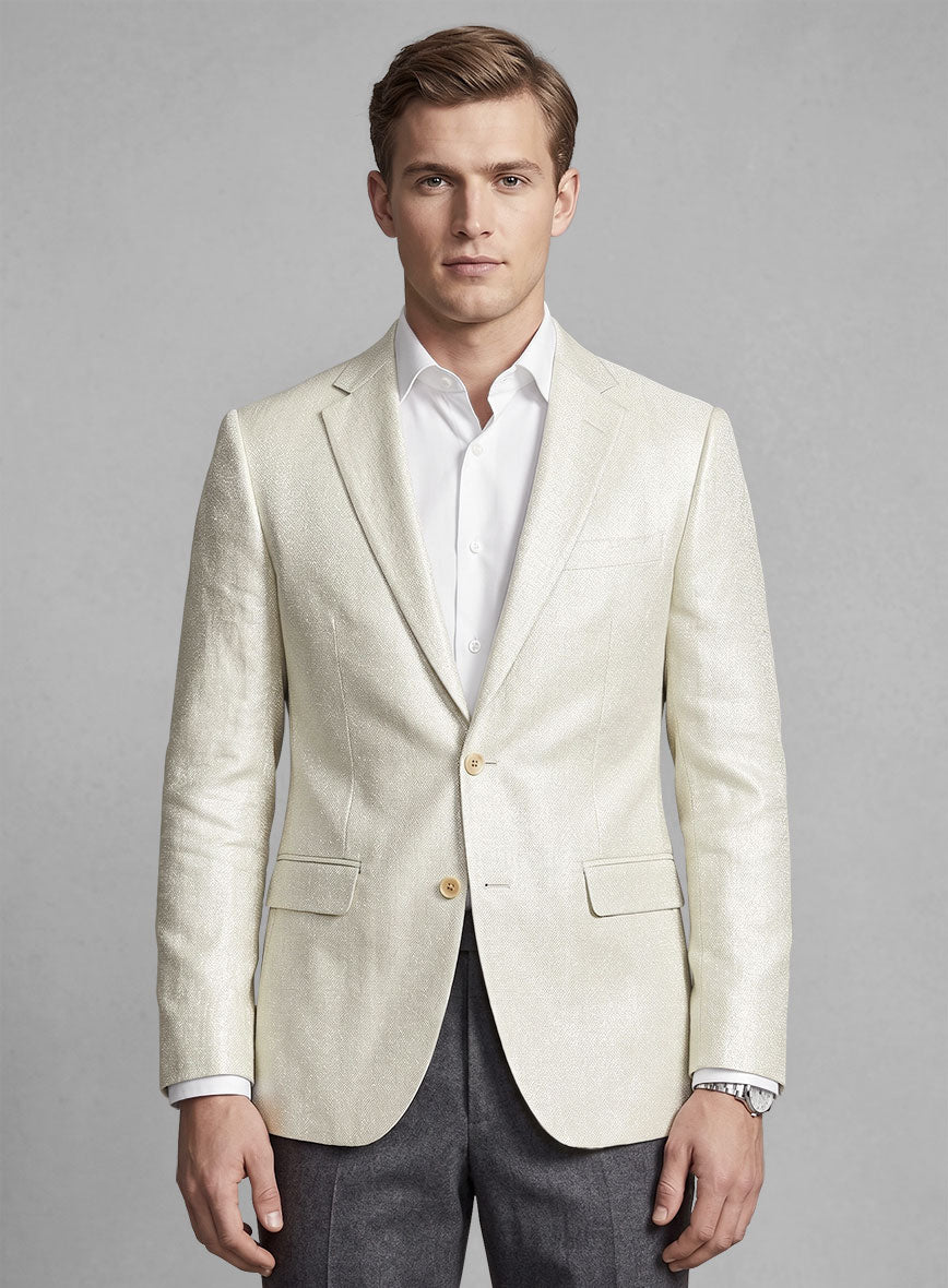 Maestro Tosan Silk Linen Jacket - StudioSuits