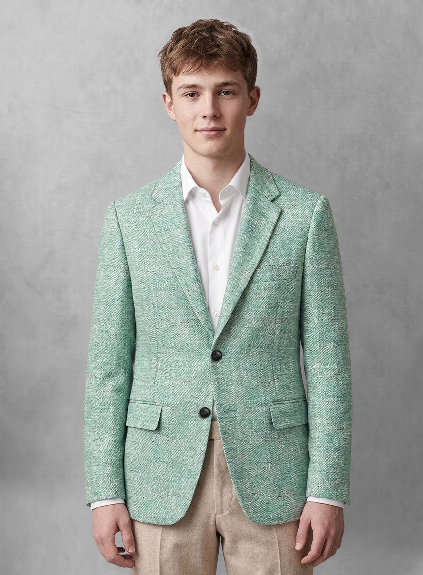 Maestro Turin Linen Wool Silk Jacket - StudioSuits