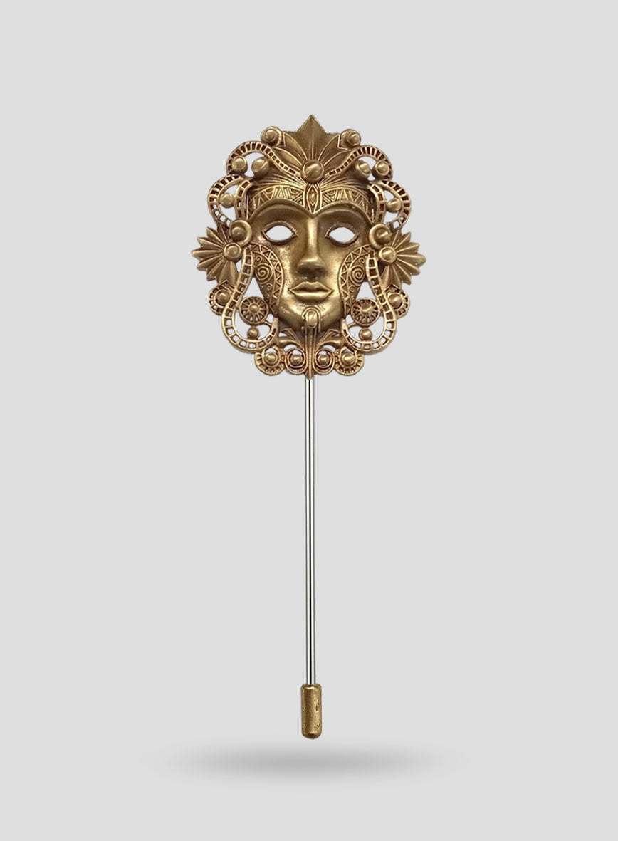 Majestic Masque Lapel Pin - StudioSuits