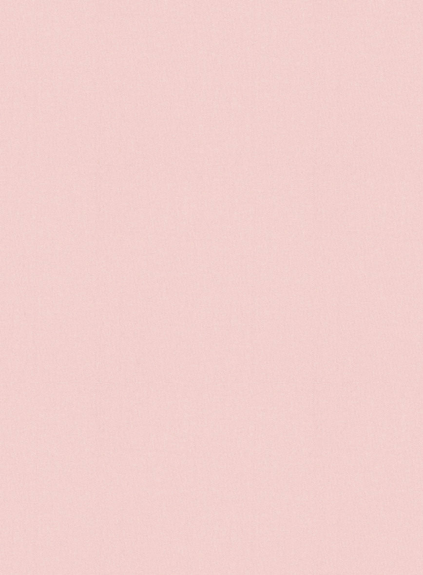 Man Pink Stretch Poplene Shirt - StudioSuits