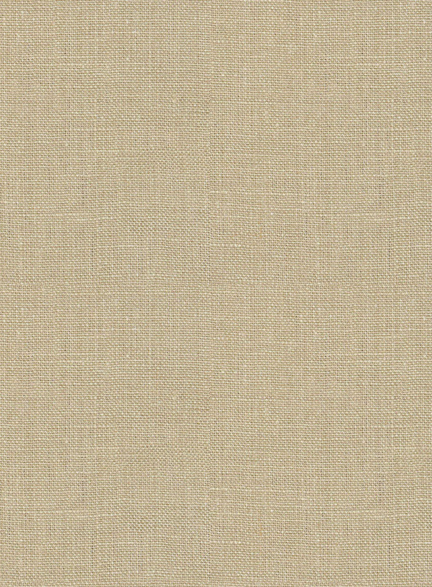 Maple Khaki Pure Linen Suit - StudioSuits