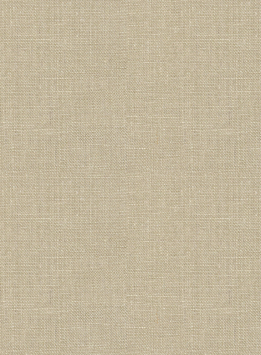 Maple Khaki Pure Linen Suit - StudioSuits