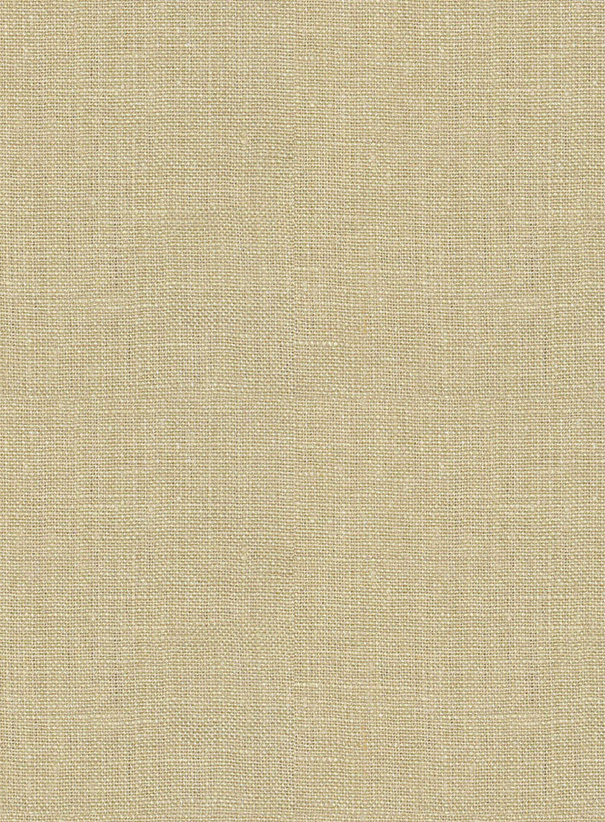 Maple Khaki Pure Linen Suit - StudioSuits