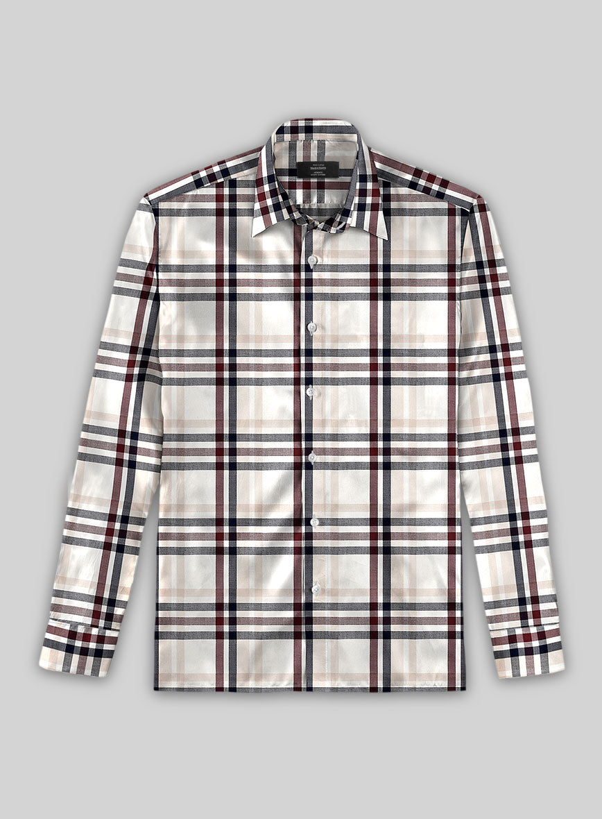 Mapleton Check Cotton Shirt - StudioSuits