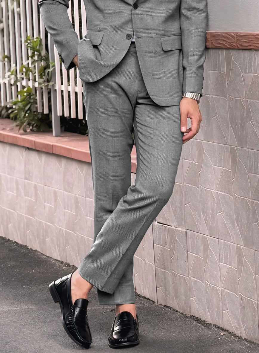 Marco Stretch Belluno Glen Wool Suit- II - StudioSuits