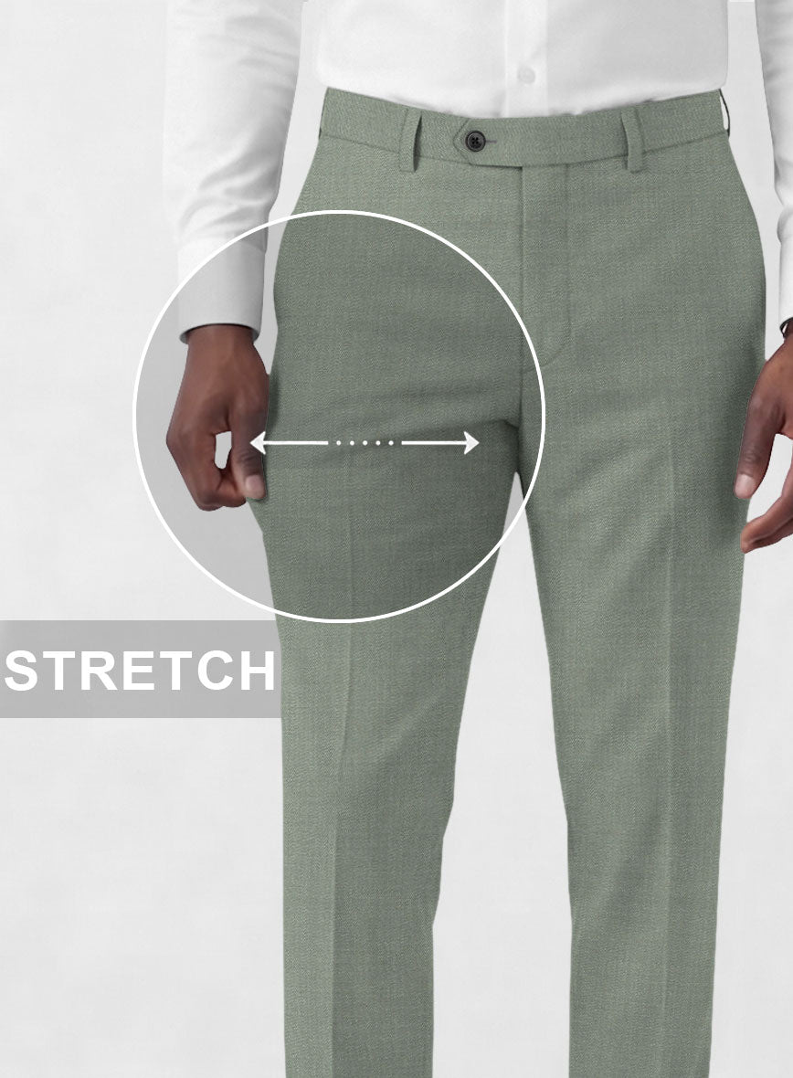 Marco Stretch Cadet Green Wool Suit - StudioSuits