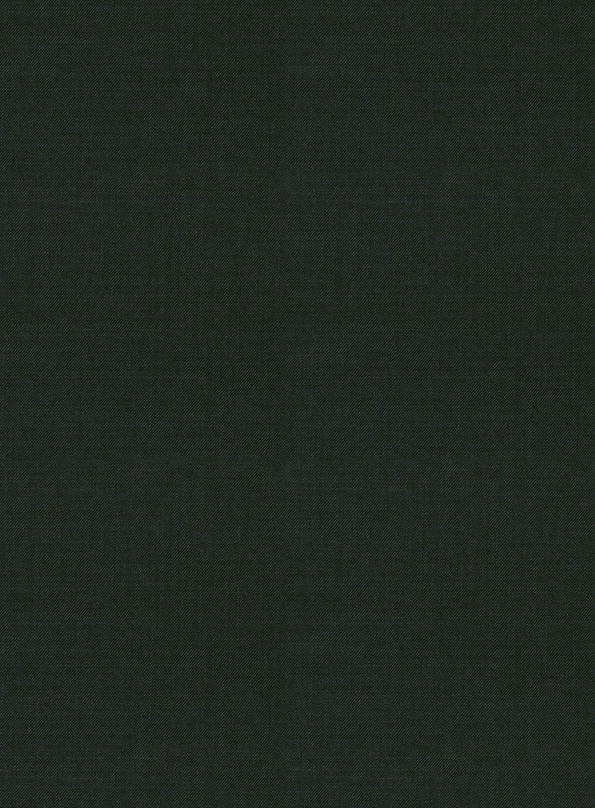Marco Stretch Dark Green Wool Pants - StudioSuits