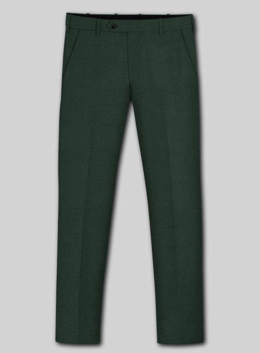 Marco Stretch Hunter Green Wool Suit - StudioSuits