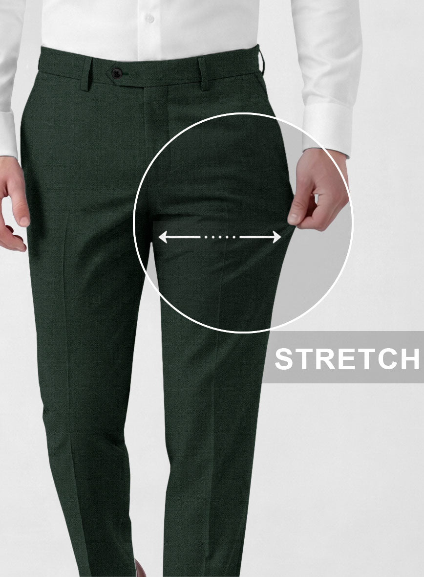 Marco Stretch Hunter Green Wool Suit - StudioSuits