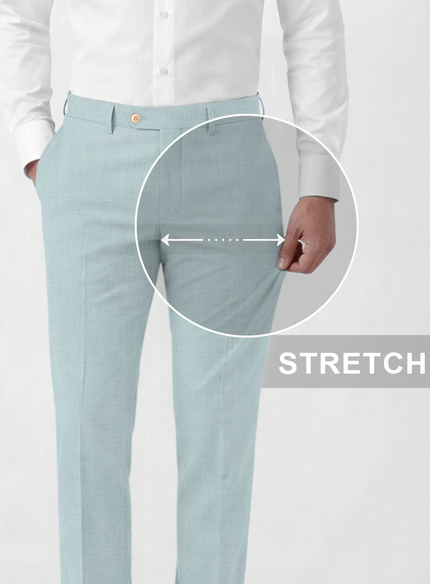 Marco Stretch Light Blue Wool Suit - StudioSuits
