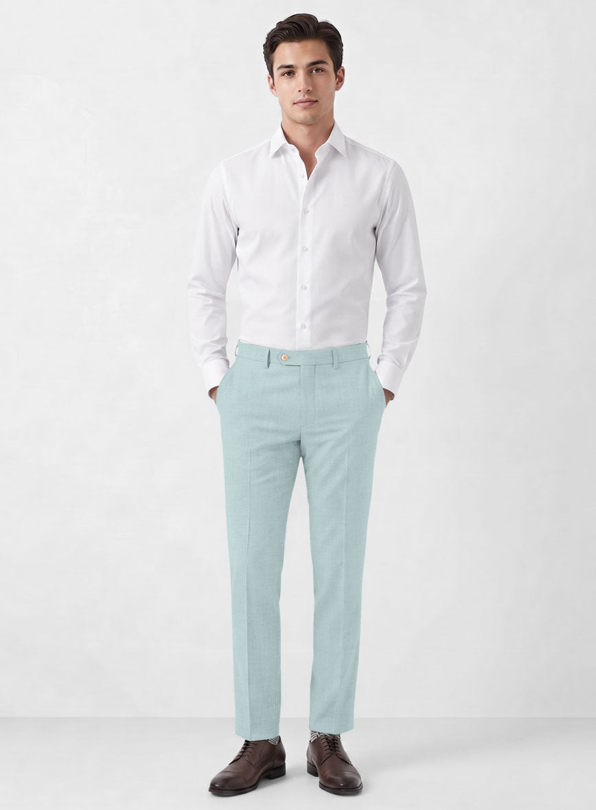 Marco Stretch Light Blue Wool Suit - StudioSuits