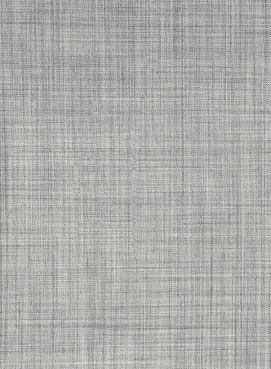 Marco Stretch Worsted Light Gray Wool Jacket - StudioSuits