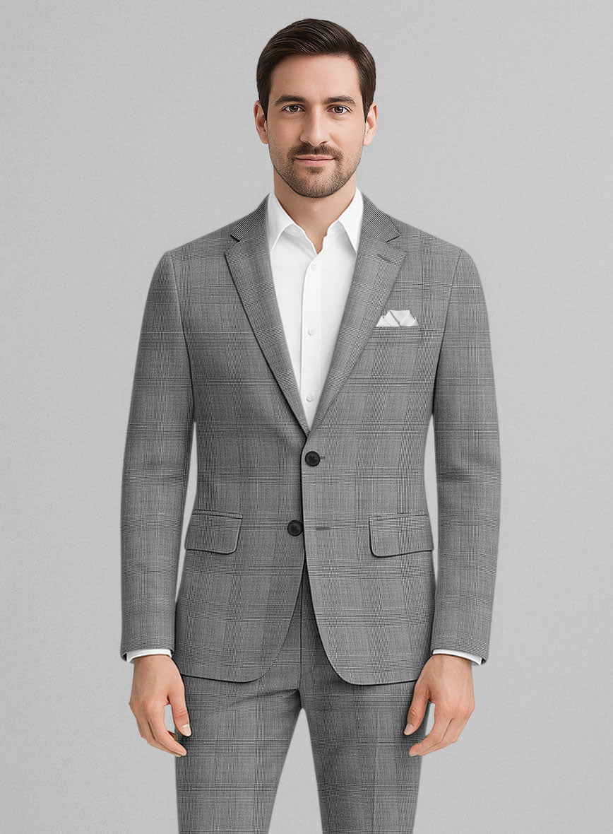 Marco Stretch Belluno Glen Wool Suit - StudioSuits
