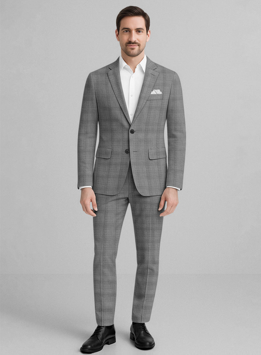 Marco Stretch Belluno Glen Wool Suit - StudioSuits