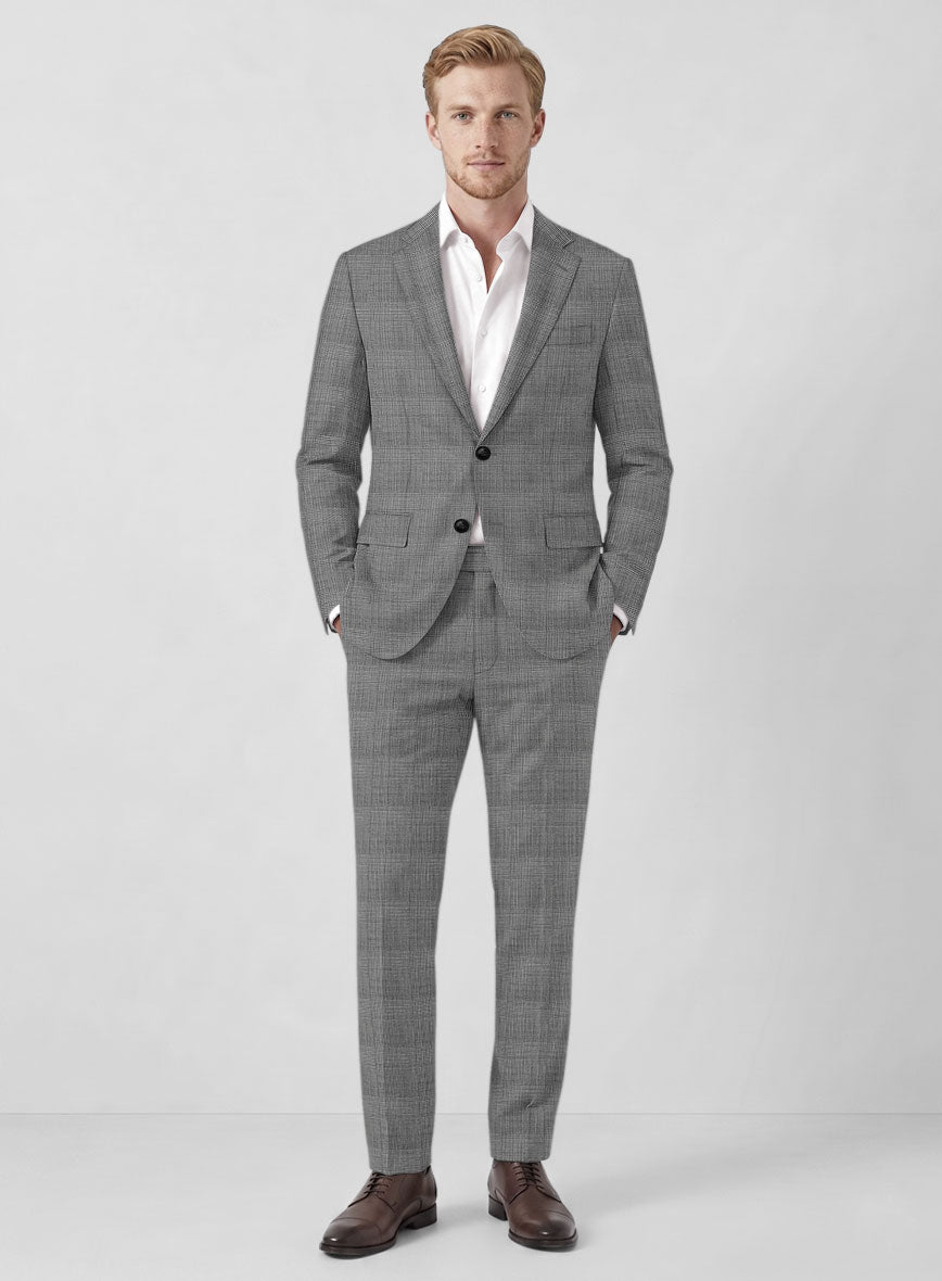 Marco Stretch Belluno Glen Wool Suit - StudioSuits