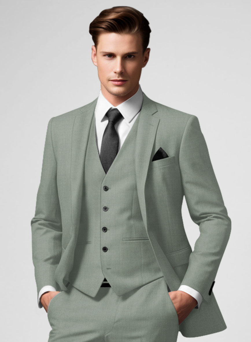 Marco Stretch Cadet Green Wool Jacket