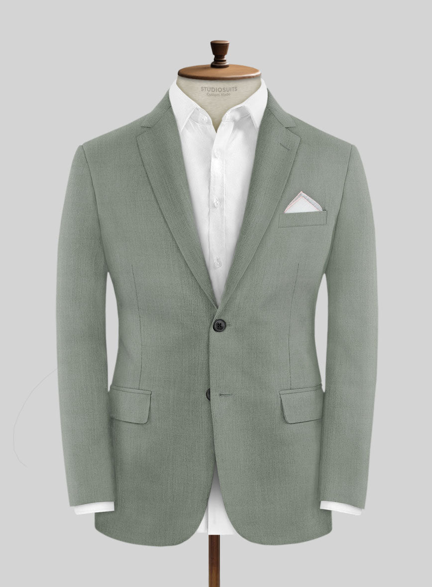 Marco Stretch Cadet Green Wool Jacket