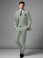 Marco Stretch Cadet Green Wool Suit - StudioSuits