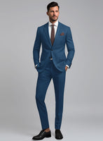 Marco Stretch Casa Blue Wool Suit - StudioSuits