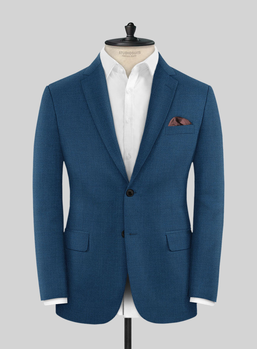 Marco Stretch Casa Blue Wool Suit - StudioSuits