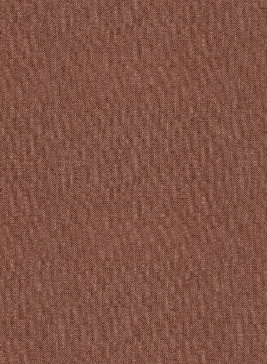 Marco Stretch Chestnut Wool Pants - StudioSuits