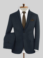 Marco Stretch Dark Blue Wool Suit - StudioSuits