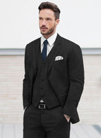 Marco Stretch Dark Charcoal Wool Suit - StudioSuits