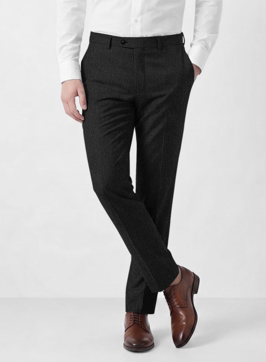 Marco Stretch Dark Charcoal Wool Suit - StudioSuits