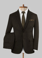 Marco Stretch Deep Brown Wool Suit - StudioSuits