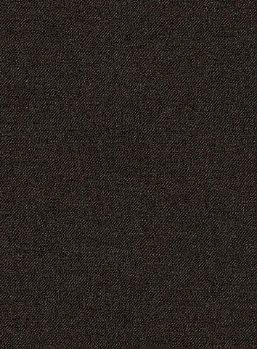 Marco Stretch Deep Brown Wool Suit - StudioSuits