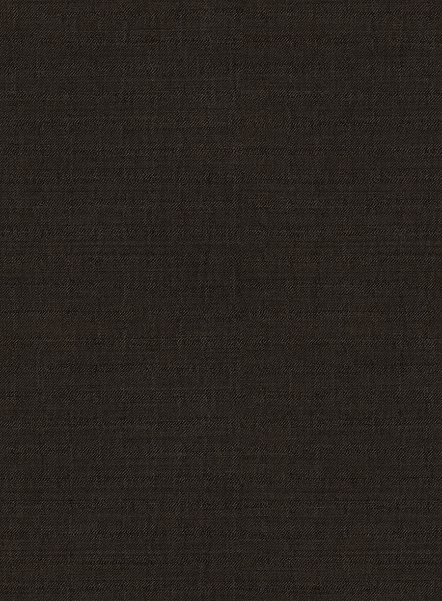 Marco Stretch Deep Brown Wool Suit - StudioSuits