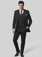 Marco Stretch Deep Gray Wool Suit - StudioSuits