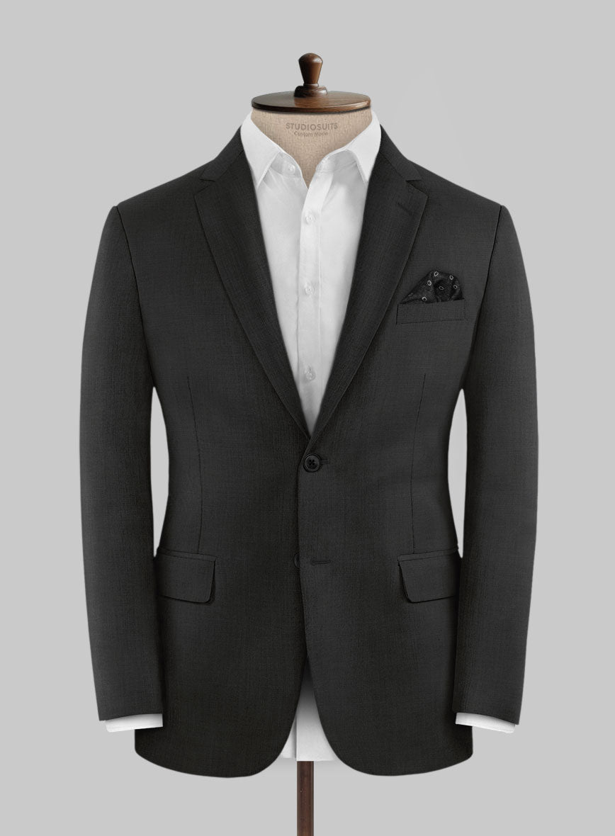 Marco Stretch Deep Gray Wool Suit - StudioSuits