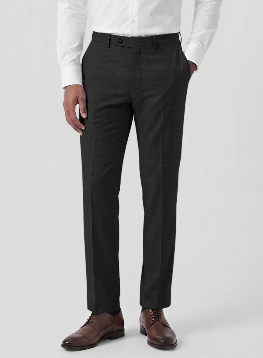 Marco Stretch Deep Gray Wool Suit - StudioSuits