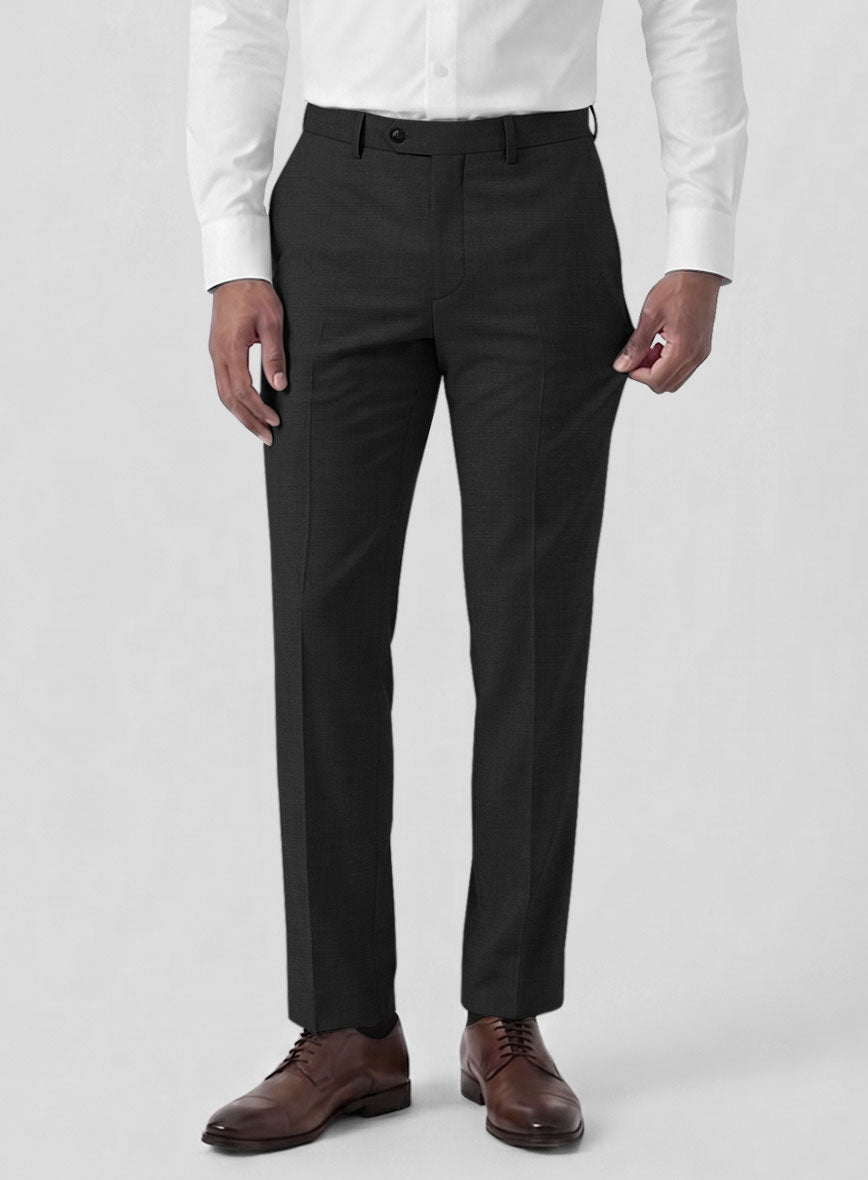 Marco Stretch Deep Gray Wool Suit - StudioSuits