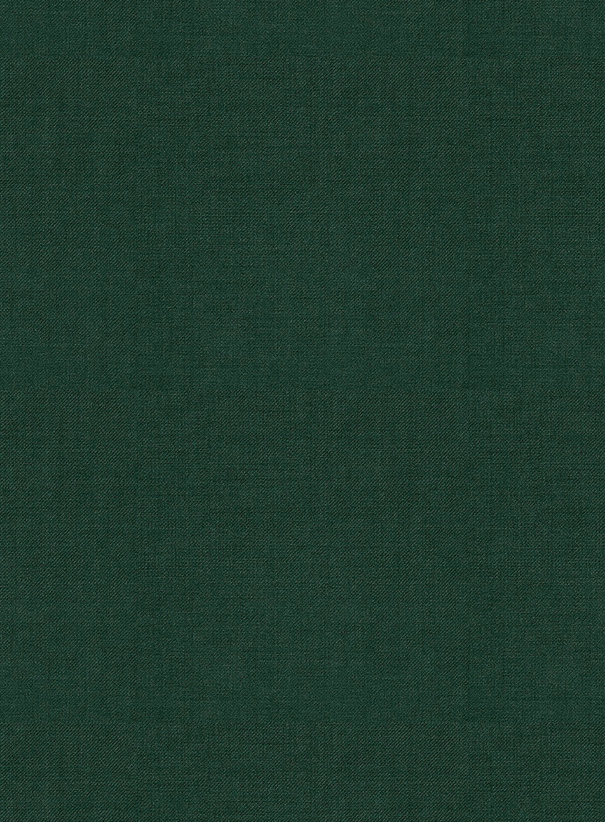 Marco Stretch Emerald Green Wool Pants - StudioSuits