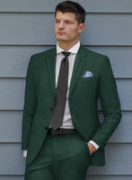 Marco Stretch Emerald Green Wool Suit - StudioSuits